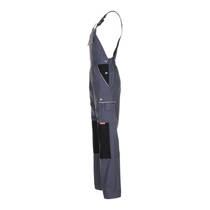 Salopette Canvas 320 taille 50 gris/noir 65 % PES / 35 % CO PLANAM
