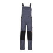 Salopette Planam Canvas 320 gris/noir