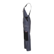 Salopette Planam Canvas 320 gris/noir-5