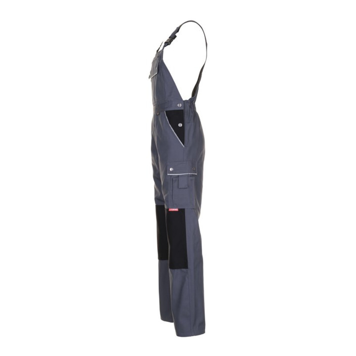 Salopette Canvas 320 taille 54 gris/noir 65 % PES / 35 % CO PLANAM
