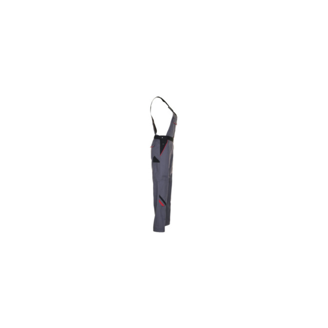 Salopette femme Planam Highline argent/noir/rouge