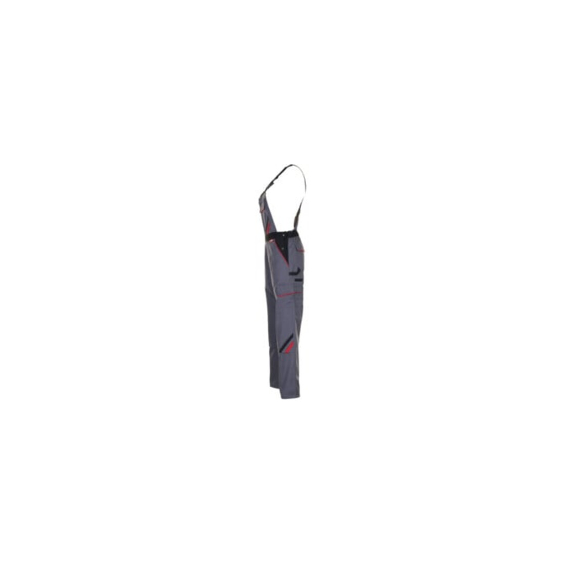 Salopette femme Planam Highline argent/noir/rouge