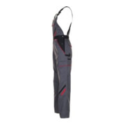 Salopette Planam Highline argent/noir/rouge-4