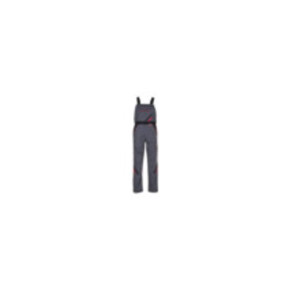 Salopette Planam Highline argent/noir/rouge