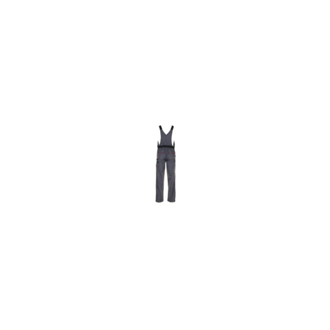 Salopette Planam Highline argent/noir/rouge