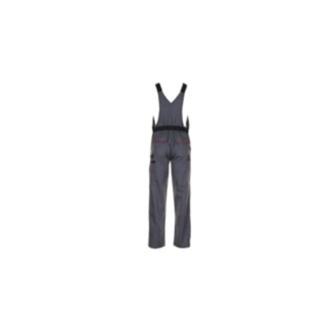 Salopette Planam Highline argent/noir/rouge