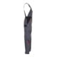 Salopette Planam Highline argent/noir/rouge-4