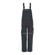 Salopette Planam Basalt Workwear anthracite/rouge