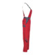 Salopette femme Planam Highline rouge/argent