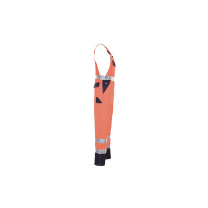 Salopette d'avertissement Planam orange/marine