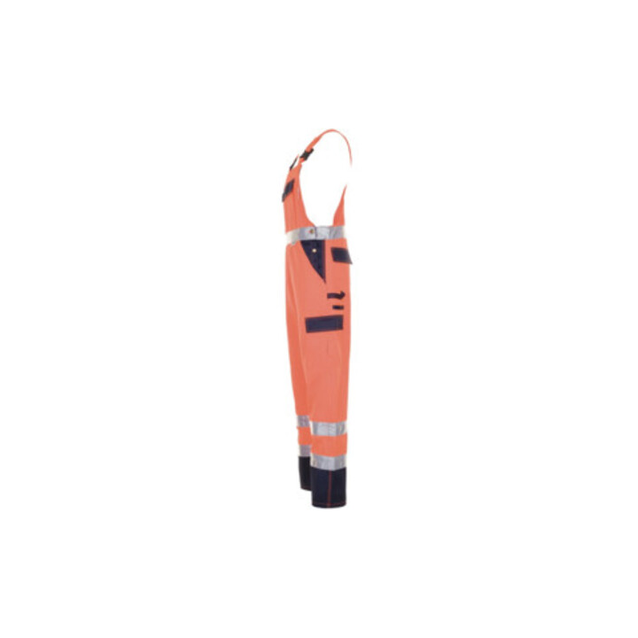 Salopette d'avertissement Planam orange/marine