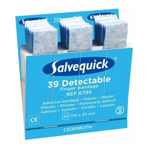 Salvequick Recharge 1x39 Pansements détectables