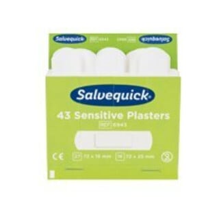 SALVEQUICK Recharge 6x43 pansements Sensitive
