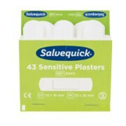 SALVEQUICK Recharge 6x43 pansements Sensitive
