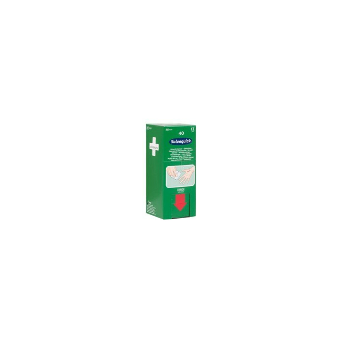 Salvequick Solution saline physiologique stérile pour nettoyage des plaies SALVEQUICK