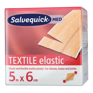 SALVEQUICK textiles Pflaster 6cm x 5m