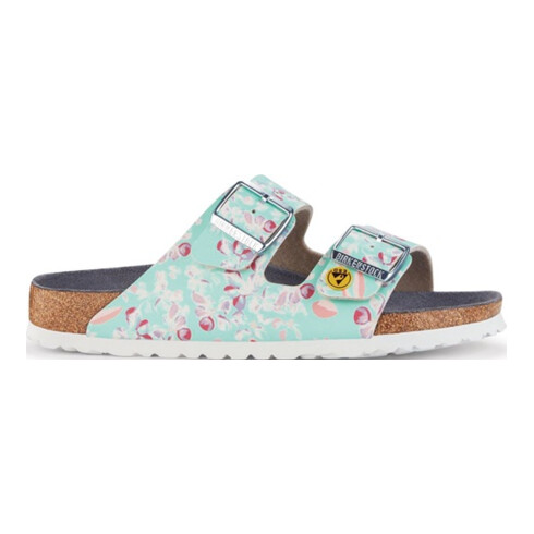 Sandale Arizona ESD Gr.39 flower field mint Birko Flor EN 61340 BIRKENSTOCK