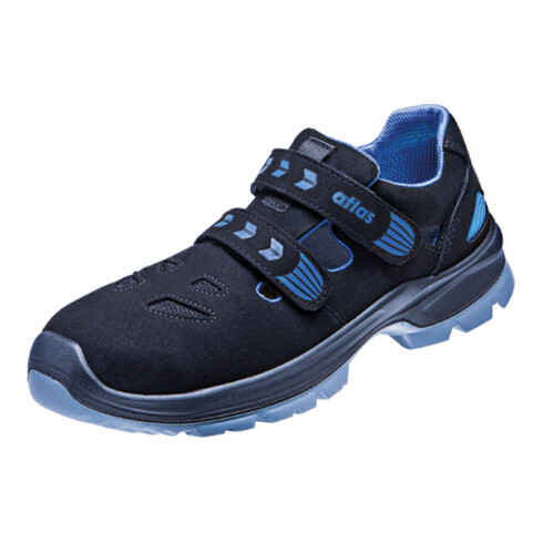 Sandale de sécurité Atlas XP 355 S1P A noir/bleu largeur de chaussure 10