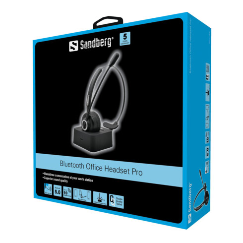 Sandberg Headset BT 5.0 Office Pro
