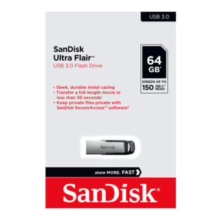 SanDisk USB-Stick UltraFlair SDCZ73-064G-G46 64GB USB 3.0