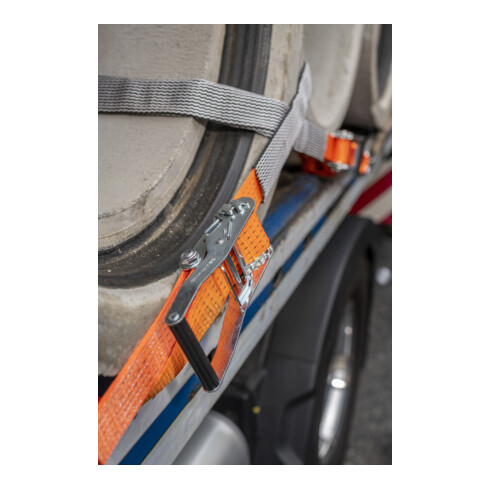 Sangle à cliquet 8 m 4 t, 50 mm, crochets SP