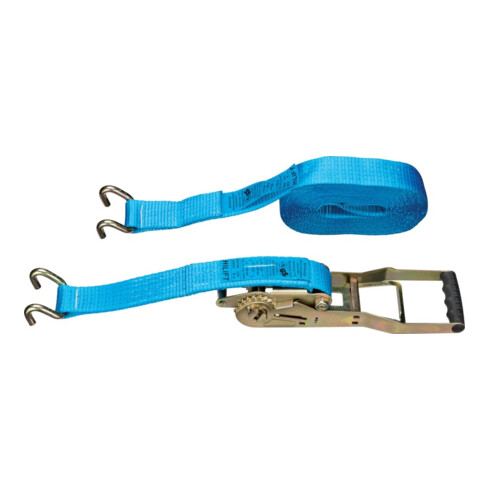 Sangle à cliquet Langhebel 50 mm 10 m 5T avec crochets en U