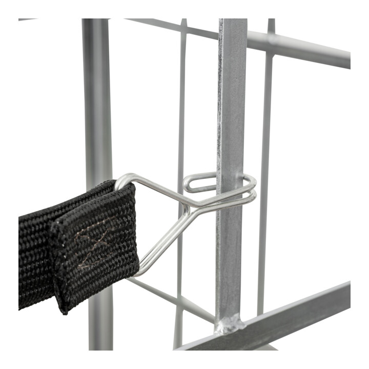Sangle d'arrimage en caoutchouc STIER pour conteneurs roulants STIER, capacité de charge 50 kg