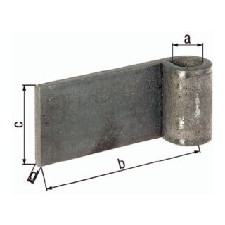 Sangle de soudage 20x100x60x8mm STA GAH brut