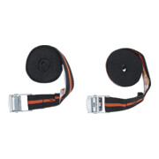 Sangles à fermeture rapide | 2,5 m x 25 mm | 2 pièces BGS Do it yourself-3