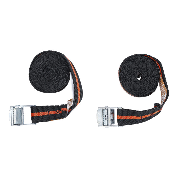 Sangles à fermeture rapide | 2,5 m x 25 mm | 2 pièces BGS Do it yourself