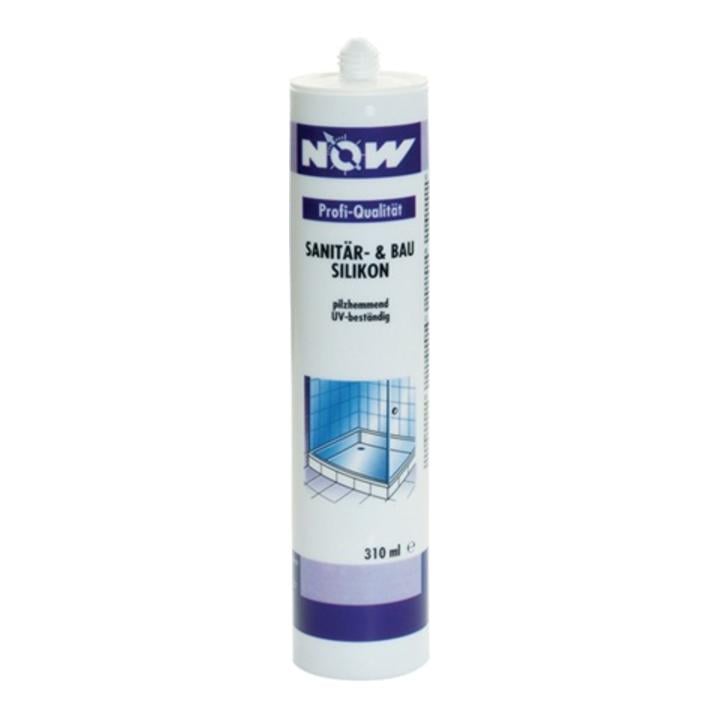 Sanitär-/Bausilikon weiß 310ml acetatvernetzt NOW dauerelastisch