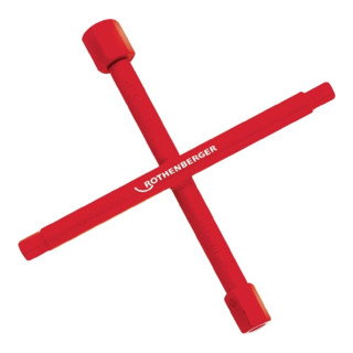 Sanitärkreuzschlüssel 200x200mm m.Multifunktion ROTHENBERGER