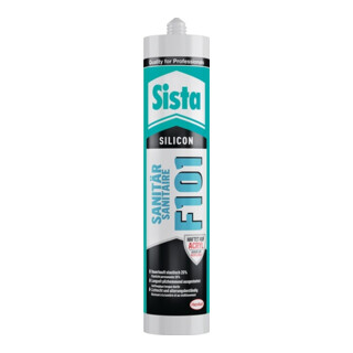 Sanitärsilikon F101 transp.300 ml Kartusche SISTA