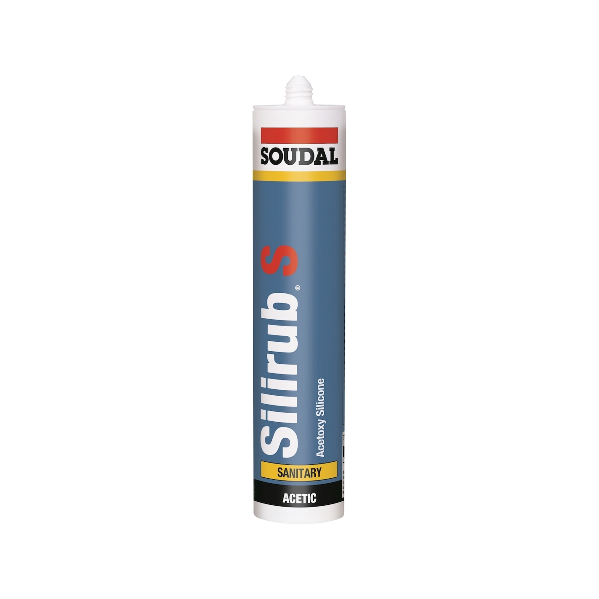 Sanitärsilikon Silirub S transp.300ml Kartusche SOUDAL