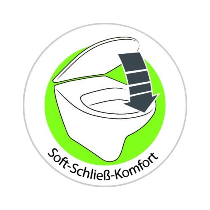 Sanitop-Wingenroth WC-Sitz Dora weiß mit Absenkautomatik