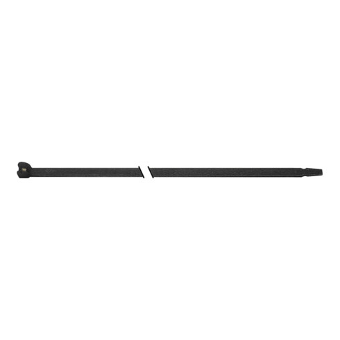 Sapi Selco Kabelbinder Polyamid schwarz innenverzahnt mit Stahlnase 186xB.4,5mm Bündel-D.51mm 100 Stück