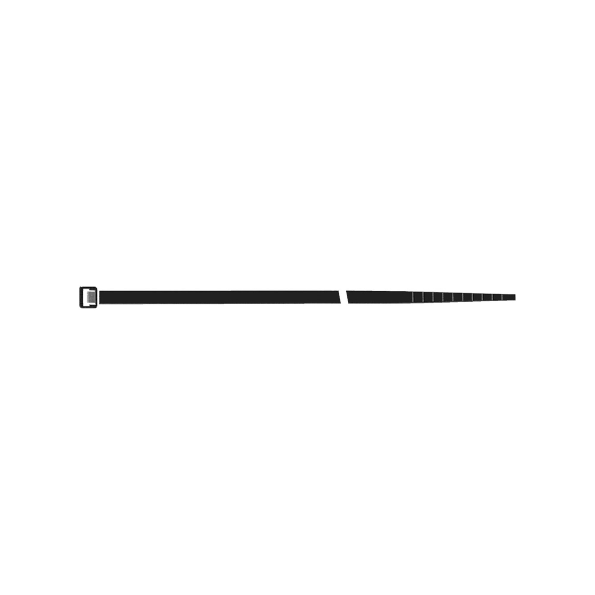 Sapi Selco Kabelbinder Polyamid schwarz nicht UV-stabilisiert innenverzahnt B.3,5x140mm Bündel-D.36mm 100 Stück