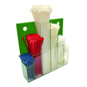 SapiSelco Assortiment de colliers de serrage 600 pièces en présentoir mural