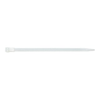 SapiSelco Colliers de serrage en nylon 280 x 7,5 mm noir réutilisables 100 pièces