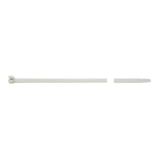 SapiSelco Kabelbinder Nylon 140 x 3,5 mm schwarz mit Stahlnase 100 Stück