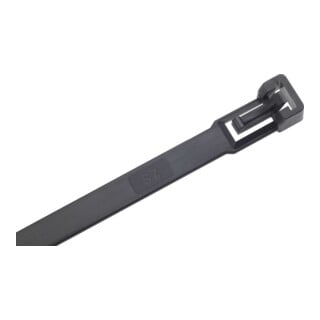 SapiSelco Kabelbinder Nylon 280 x 3,5mm schwarz lösbar 100 Stück