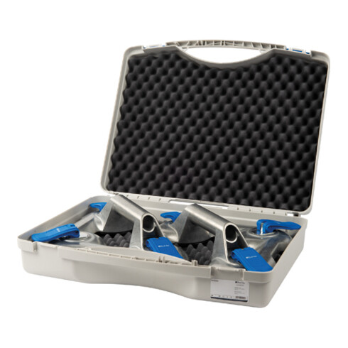 Saugheber-Set Trgf.100kg Kopf-D.120mm 3 Köpfe Alu.2 St./Set VERIBOR