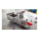 Sauterelle à serrage horizontal à plongeurs avec platine de fixation horizontale STC-IHH Bessey