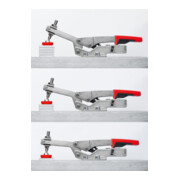 Sauterelle à serrage horizontal à plongeurs avec platine de fixation horizontale STC-IHH Bessey-5
