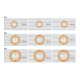 Pince verticale AMF, pied vertical, No. 6802-3