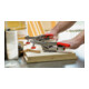 Sauterelle à serrage vertical et levier horizontal avec bras ouvert et platine de fixation horizontale STC-HH Bessey
