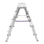Scala a pioli STIER a due sezioni da 2x4 pioli, accessibile da entrambi i lati-5