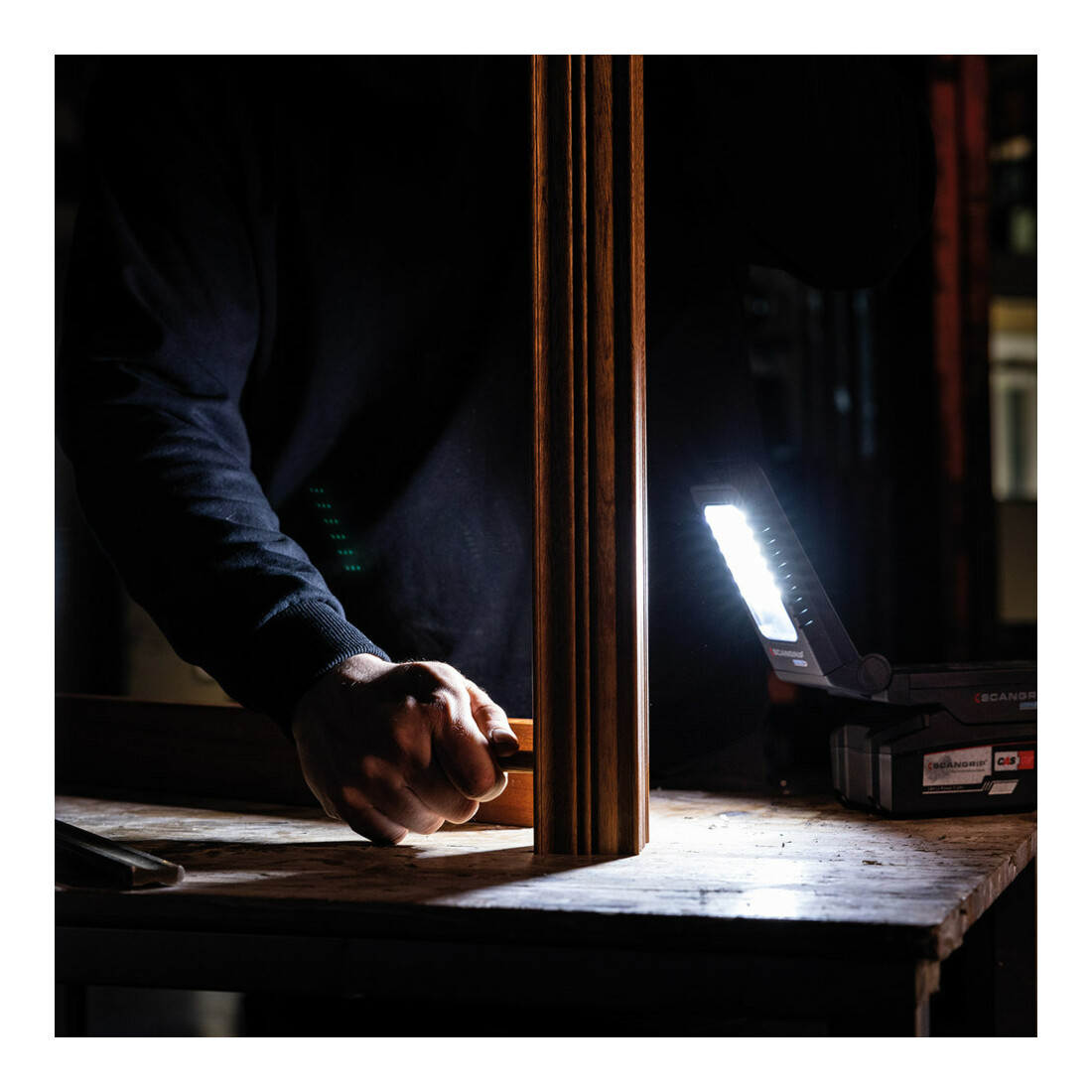 SCANGRIP Akku-Arbeitsleuchte BASIC CONNECT 1000Lumen ohne Akku