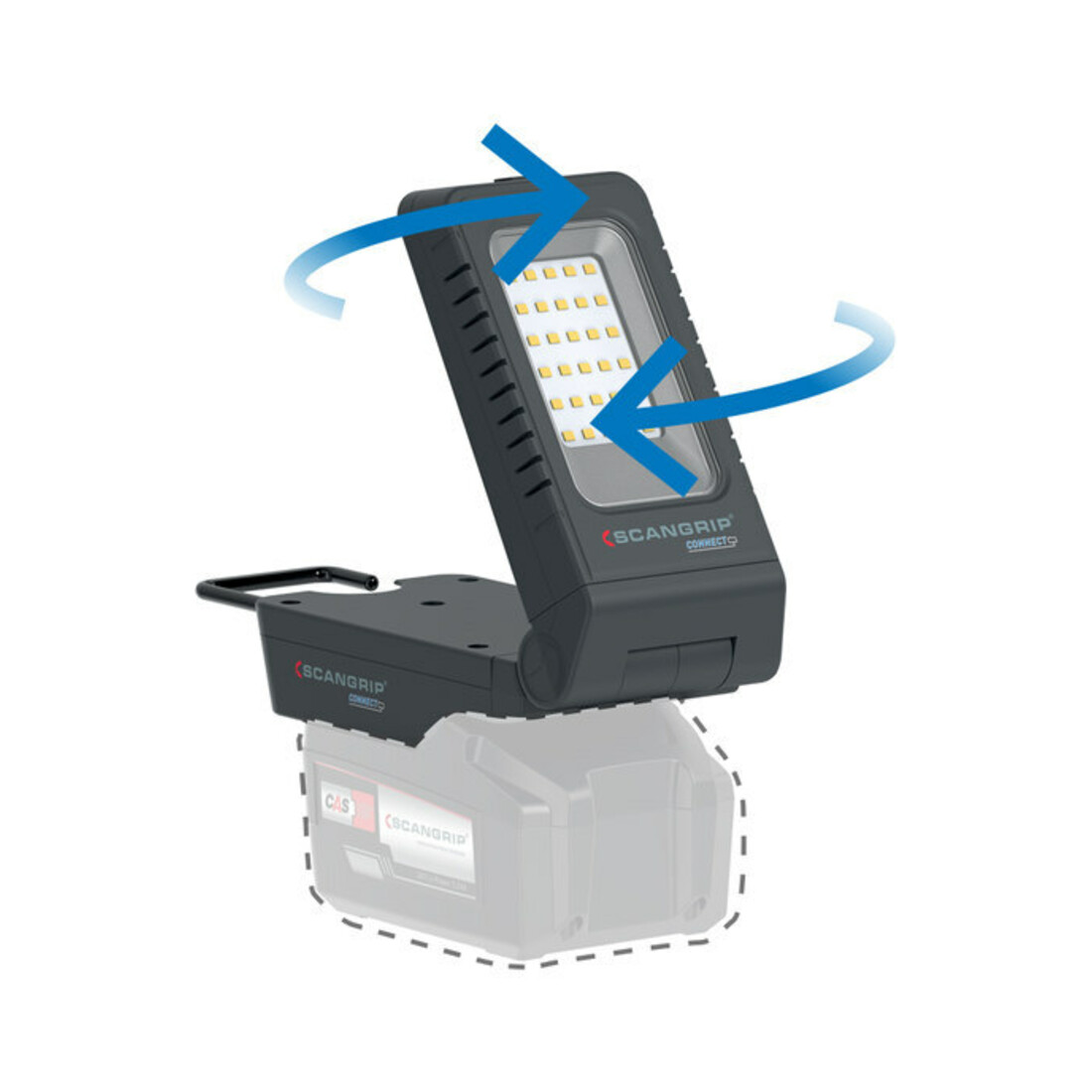 SCANGRIP Akku-Arbeitsleuchte BASIC CONNECT 1000Lumen ohne Akku