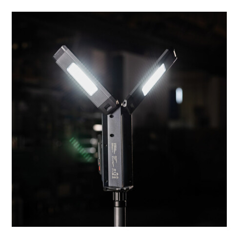 SCANGRIP Akku-Flügel-Strahler TOWER COMPACT CONNECT 1250-2500 Lumen ohne Akku